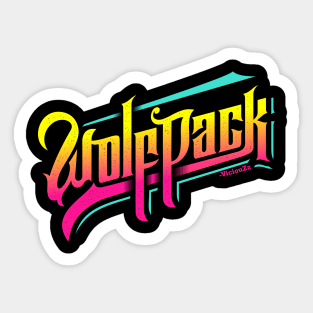 Wolf Pack Sticker